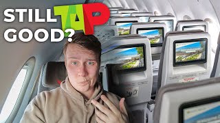 TAP Air Portugal  Airbus A321neoLR ECONOMY  Frankfurt  Lisbon  TRIP REPORT [upl. by Pizor]