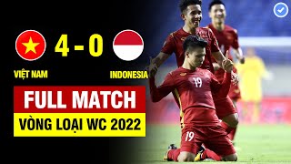 FULL  VIỆT NAM vs INDONESIA  VÒNG LOẠI WORLD CUP 2022  07062021 BẢN ĐẸP [upl. by Ailed]