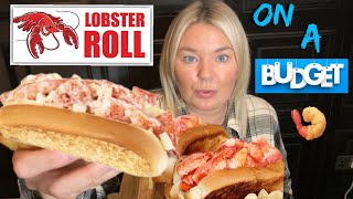 SANDWICH OF THE WEEK BUDGET lobster roll prawns lobster foodie uk eatingshow [upl. by Willette]