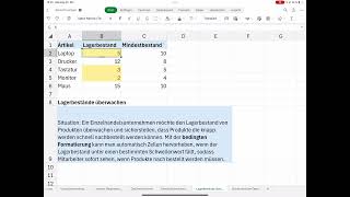 Excel  Bedingte Formatierung  super einfach nutzen [upl. by Mellitz]