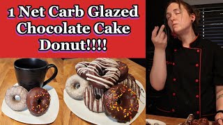 KetoLow Carb Chocolate Cake Donuts [upl. by Emmuela18]