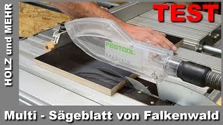 Kreissägeblatt Vergleich  Test Sägeblatt für Holz und Metall von Falkenwald [upl. by Ayk528]