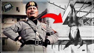 COLGAD0 EN PÚBLIC0 La MERECIDA MUERT3 del Dictador Benito Mussolini [upl. by Airolg]