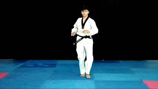 POOMSAE TAEGEUK 8 STEP BY STEP [upl. by Ainola42]