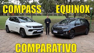 Comparativo Jeep Compass Série S x Chevrolet Equinox RS [upl. by Rudiger]