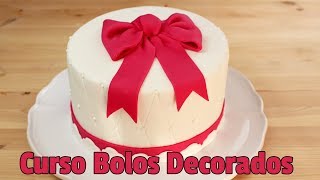 Curso 100 Gratuito de Bolos Decorados  Aprenda de Forma Fácil a Decorar Bolos  Cakepedia [upl. by Eillit]