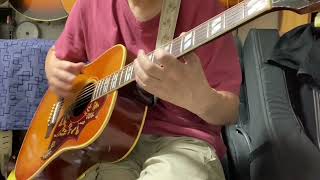 Taxman  The Beatles  Solo Guitar Arrangement  Gibson Hummingbird1965 [upl. by Nnairac581]