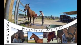 Angst vorm Wasserschlauch  Unser Weg zur ersten Dusche 🐴 [upl. by Nylidnarb962]