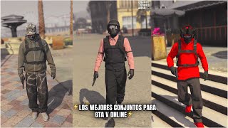 ⚡️LOS MEJORES CONJUNTOS PARA GTA V ONLINE⚡️ 💎XBOX ONE SX  PS4PS5  PC💎 GTA V ONLINE [upl. by Cimah]