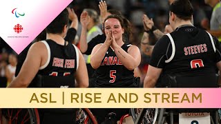 ASL  Canada’s women’s wheelchair basketball aims for 1st medal in 20 years on Day 11 of Paralympics [upl. by Luemas365]