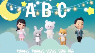 Twinkle Twinkle Little Star ABC  Learn Alphabets [upl. by Hegyera930]