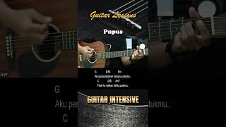 Pupus  Dewa 19  Tutorial Chord Gitar Mudah dan Lirik [upl. by Damas899]