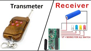 Control LEDs with RF 433mhz Remote [upl. by Bortman]