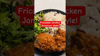 Fricassee chicken Jamaican style food shorts [upl. by Nonohcle46]