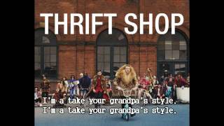 Thrift Shop Macklemore  Lyrics [upl. by Aivon]