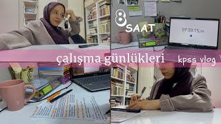 bazen sekiz saat çalışırsın bazen hiç saat kpss vlog [upl. by Anahs]