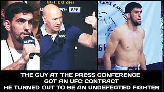 HE GOT AN UFC CONTRACT RIGHT AT THE PRESS CONFERENCE  UNDEFEATED FIGHTER HIGHLIGHTS [upl. by Dumm693]