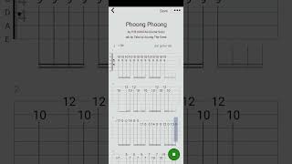 THE KIRATAS  PHOONG PHOONG GUITAR SOLO TABS [upl. by Clapper]