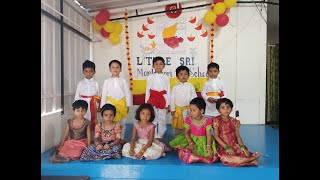 Huttidare Kannada Nadalli Song Dance Performance  Little Sri Montessori Pre  School kidsdance [upl. by Nahte238]