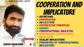 Cooperation and Implicature in Pragmatics Cooperative principles Properties of Implicature [upl. by Kcerred958]