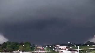 Large Violent Wedge Tornado EF4 ElkhornBennington Nebraska 42624 [upl. by Scopp]