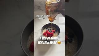 How to gain lean weight… leanbulk caloriedeficit caloriesurplus healthyfood healthyeating [upl. by Einotna]