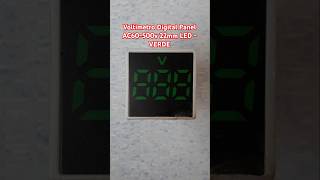 Voltimetro Digital Panel AC60500v 22mm LED  VERDE ✔✔👍👍🙂🙂 [upl. by Glendon]