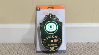 Animated Haunted Eyeball Doorbell [upl. by Orin581]