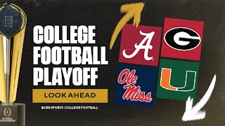 CFP Rankings Lookahead Week 12 Alabama shows dominance Georgia set to FALL after their loss [upl. by Dru449]