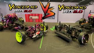 cheap vs expensive  Yokomo RD 20 quot Rookie Drift vs Yokomo SD 20 quot Super Drift quot [upl. by Ozner]