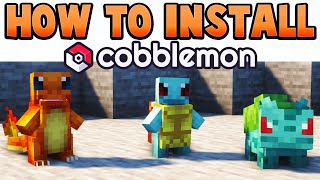 How to Install Cobblemon Mod The New Minecraft Pokemon Mod FASTEST GUIDE [upl. by Aibar]