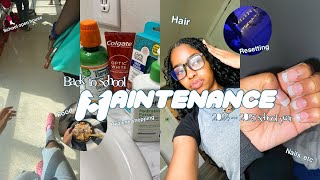 BACK TO SCHOOL MAINTENANCE VLOG  hair nails hygiene haul open house etc  Cheyenne Strickland [upl. by Clara]