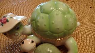 The Bradford Exchange Collection CERAMIC MUSICAL TURTLE JEWELRY BOX TURTLES MUSICAL FEATURE 1 [upl. by Inavoy]