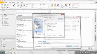 Exporting your Outlook file folders emails contacts etc [upl. by Ahsien294]