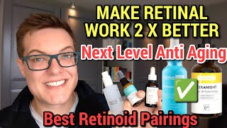 AMAZING ANTI AGING Results  Skincare To Use With Retinal  Tretinoin [upl. by Ahseuqram]