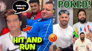 Aamir Majid Hit amp Run Pro rider 1000  Jannu stuntz Exposed 😳  UK07rider Poked Rajat dalal [upl. by Rahas]