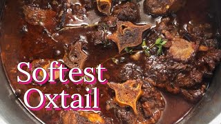 How to make Jamaican oxtail without pressure cooker [upl. by Nyasuh]