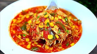 Amazing Chicken Tortilla Soup Recipe [upl. by Rowe]