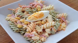 ENSALADA DE PASTA FRIA [upl. by Lorin]