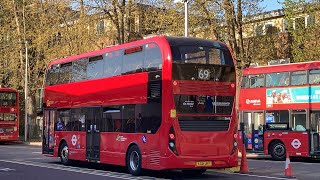 First Day Full journey on route 69 to Walthamstow Central  Enviro400 EV Ee67 and Ee66  Go ahead [upl. by Oika]