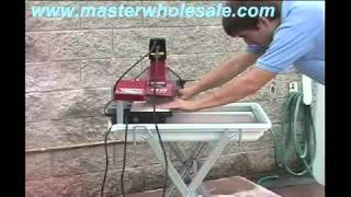 MK 370 Tile Saw Demonstration Video [upl. by Uhej]