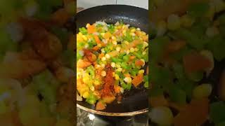 Schezwan Maggi recipevegitablemaggi shorts maggirecipe  By Uniks Kitchen [upl. by Haleehs]