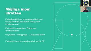 Möjliga fonder som kan utveckla idrott [upl. by Holtorf]