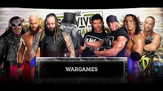 The Wyatt Family vs NWO Wargames Match [upl. by Cesya]