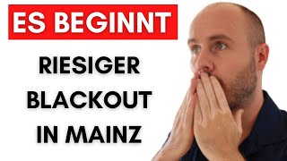 Mehrere Stunden Blackout in Mainz – Chaos bricht aus [upl. by Ayikahs477]