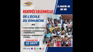 RENTREE SOLENNELLE DE LECOLE DE DIMANCHE  Dimanche 22092024 LDSDla [upl. by Ruggiero]