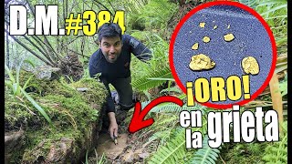 ORO SÓLIDO en una PROFUNDA GRIETA ¡Lo encontré  Detección Metálica 384 [upl. by Bronder751]