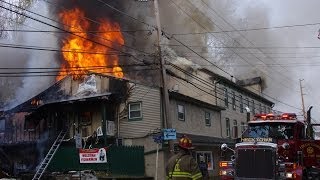 2nd Alarm Fire Mineral Springs Hotel amp Bar Forks Township PA  102213 [upl. by Lewls]