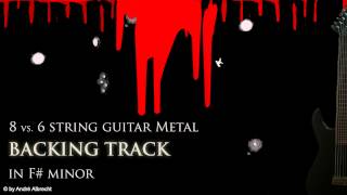 backing track  metal in F minor f sharp minor [upl. by Duomham736]