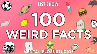 100 Weird Facts [upl. by Ainosal]